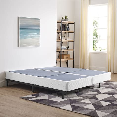 7.5in half fold metal box spring|Split King 7.5'' No Assembly Metal Box Spring .